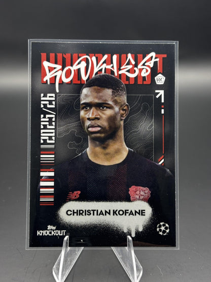 2025-26 Topps Knockout UEFA Club Competitions #NNO Christian Kofane