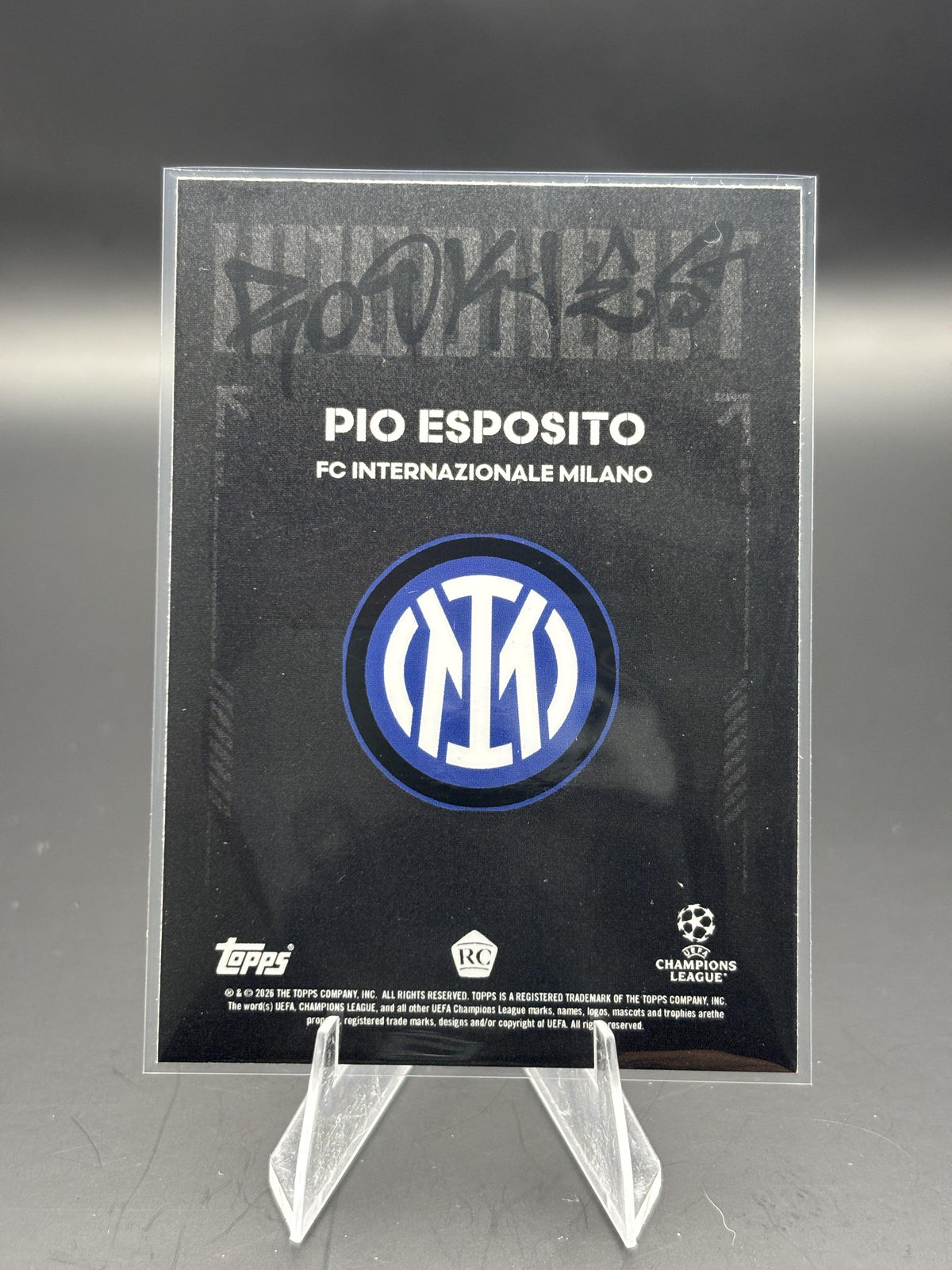 2025-26 Topps Knockout UEFA Club Competitions #NNO Pio Esposito