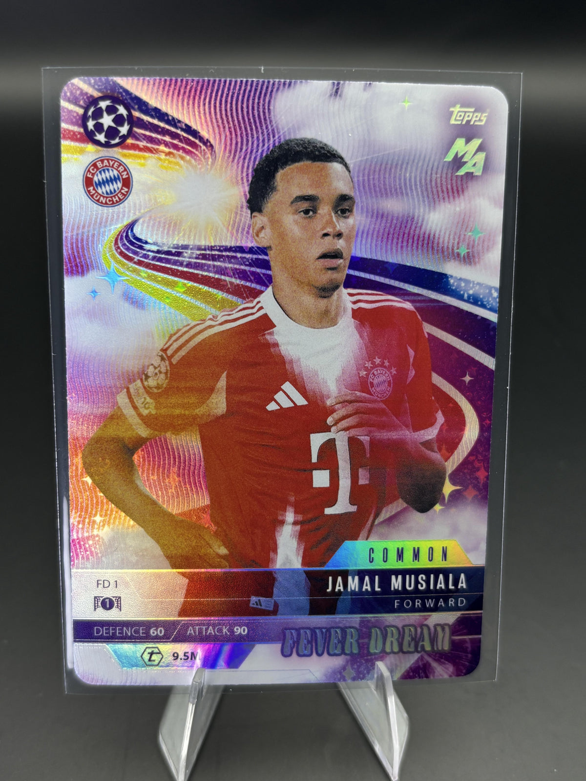 2025-26 Topps Match Attax Madness UCC #FD-1 Jamal Musiala Fever Dream