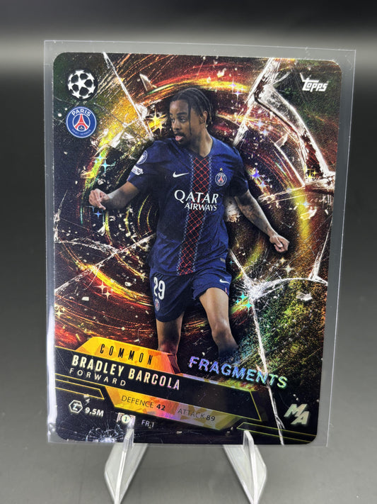 2024-25 Topps Paris Saint-Germain Team Set #29 Bradley Barcola
