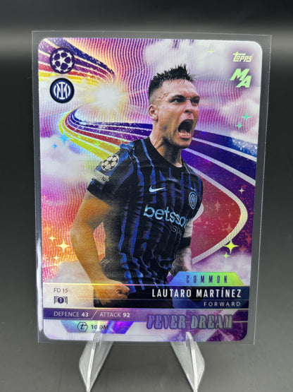2025-26 Topps Match Attax Madness UCC #FD-15 Lautaro Martínez Fever Dream