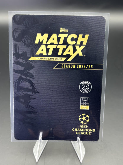 2025-26 Topps Match Attax Madness UCC #1 Achraf Hakimi Uncommon