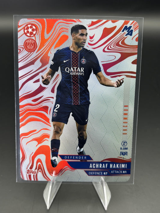 2025-26 Topps Match Attax Madness UCC #1 Achraf Hakimi Uncommon