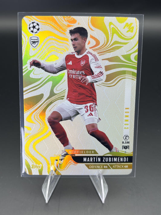 2025-26 Topps Match Attax Madness UEFA Champions League #6 Martín Zubimendi