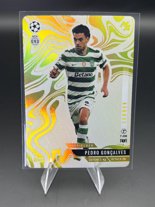 2025-26 Topps Match Attax Madness UEFA Champions League #7 Pedro Gonçalves