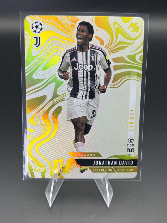 2025-26 Topps Match Attax Madness UEFA Champions League #41 Jonathan David