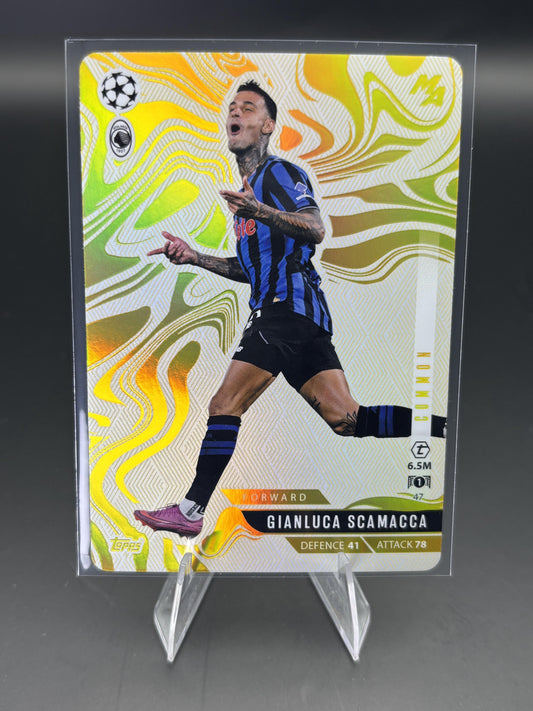 2025-26 Topps Match Attax Madness UEFA Champions League #47 Gianluca Scamacca