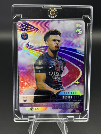 2025-26 Topps Match Attax Madness UCC #FD-4 Désiré Doué Fever Dream