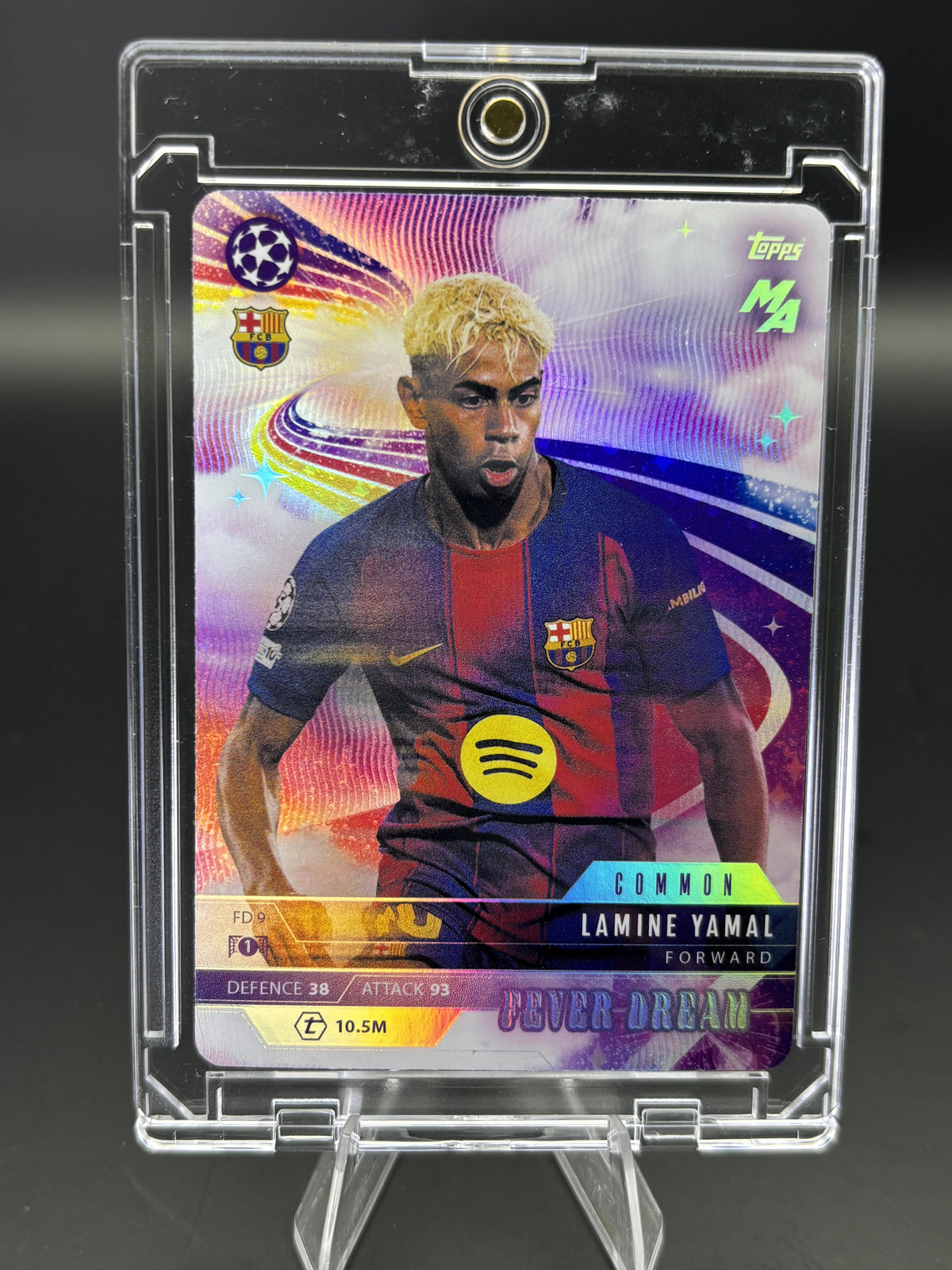 2025-26 Topps Match Attax Madness UCC #FD-9 Lamine Yamal Fever Dream