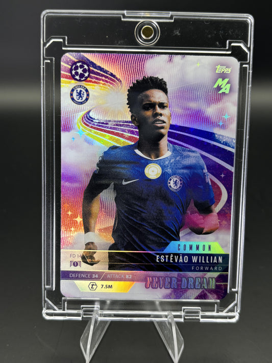 2025-26 Topps Match Attax Madness UCC #FD-14 Estêvão Willian Fever Dream