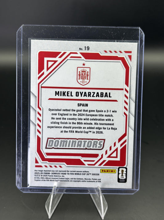 2025-26 Donruss Road to FIFA World Cup #19 Mikel Oyarzabal Dominators Red
