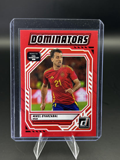 2025-26 Donruss Road to FIFA World Cup #19 Mikel Oyarzabal Dominators Red