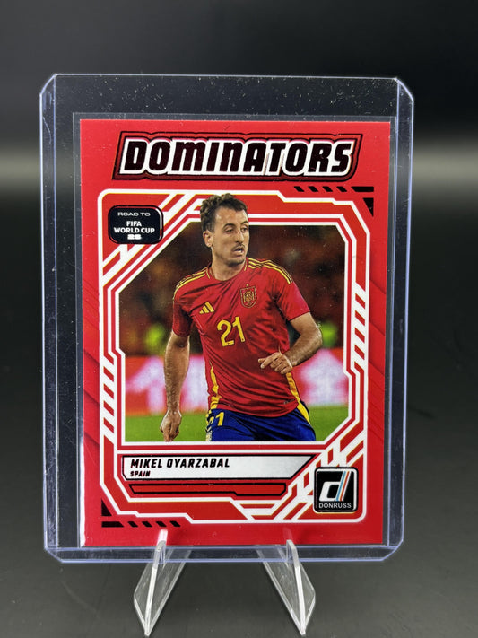 2025-26 Donruss Road to FIFA World Cup #19 Mikel Oyarzabal Dominators Red
