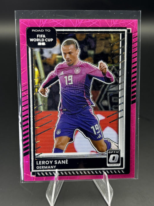 2025-26 Donruss Road to FIFA World Cup #37 Leroy Sane Optic Pink Velocity #/99