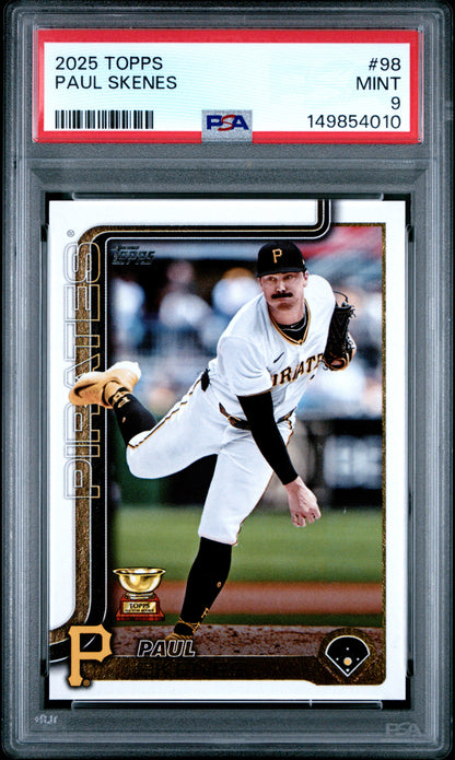 2025 Topps #98 Paul Skenes PSA 9