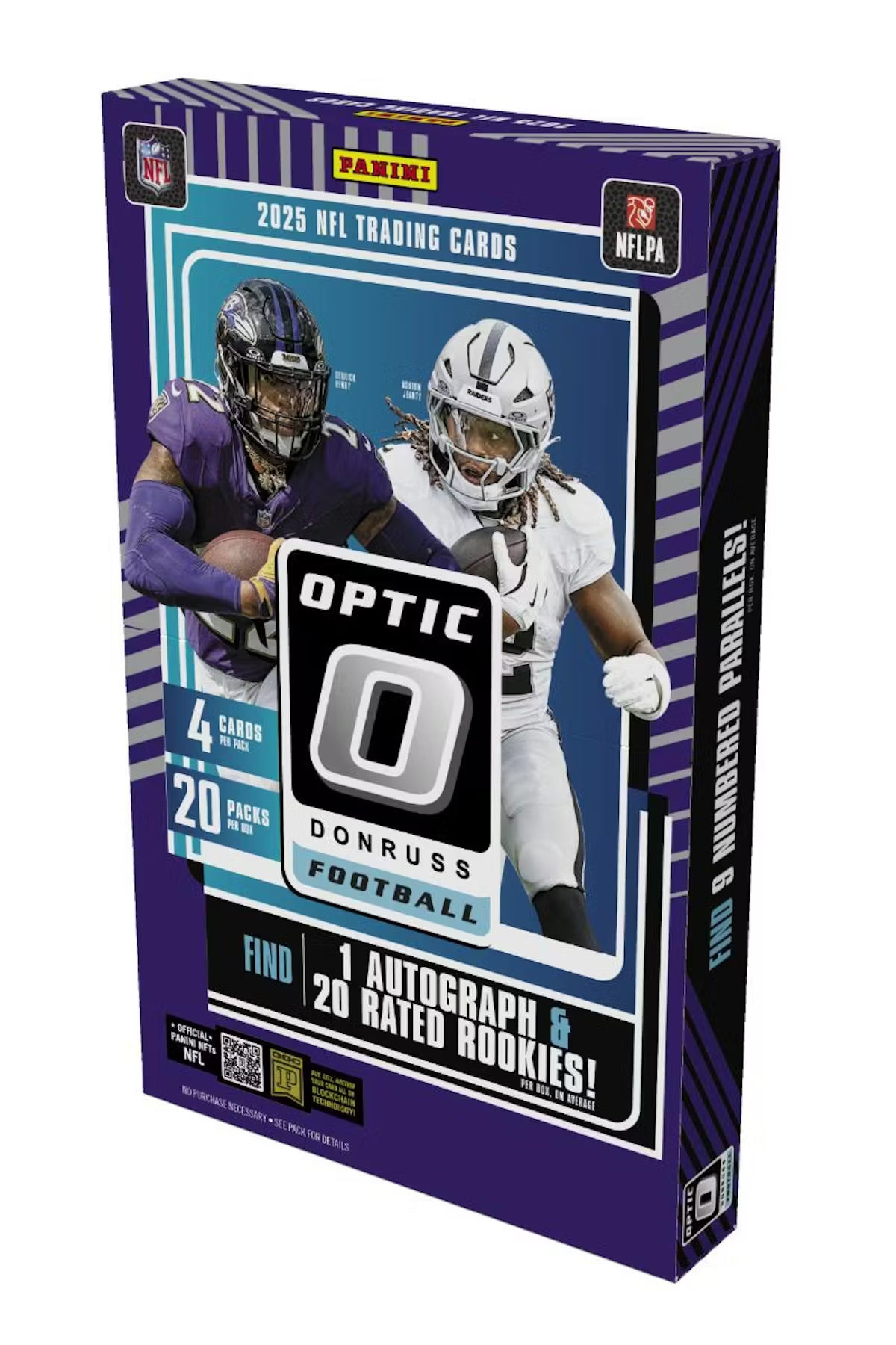Break #3 – 2025 NFL Mixer Donruss Optic Hobby Box + 2 Prizm Blaster Box | 32 Spots