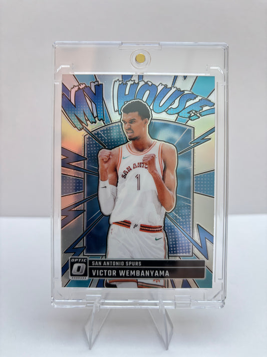 Victor Wembanyama 2024-25 Donruss Optic My House #19 Holo Prizm
