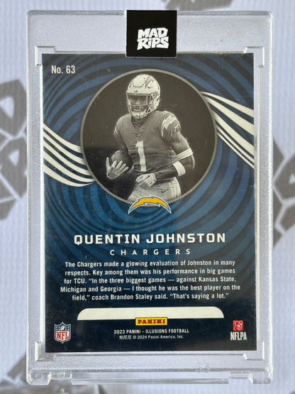 Quentin Johnston RC /25 – 2023 Panini Illusions Football (Chargers)