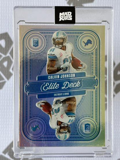 Calvin Johnson Elite Deck Insert 2025 Donruss Elite
