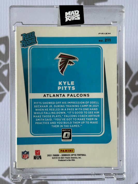 Kyle Pitts Rated Rookie Donruss Optic RC