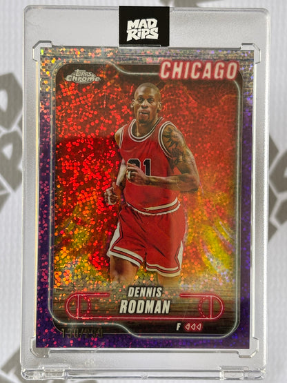 Dennis Rodman Topps Chrome Chicago Bulls Parallel Numerada /299