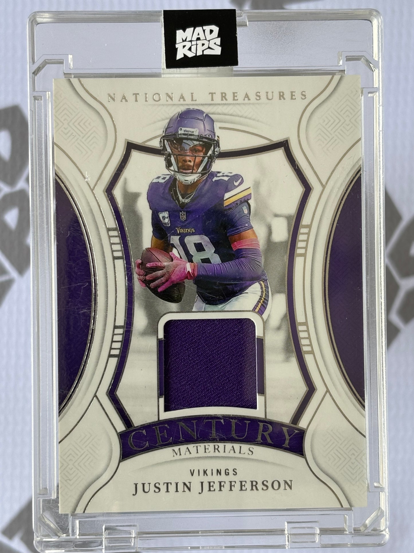 Justin Jefferson Century Materials Patch /99 – National Treasures