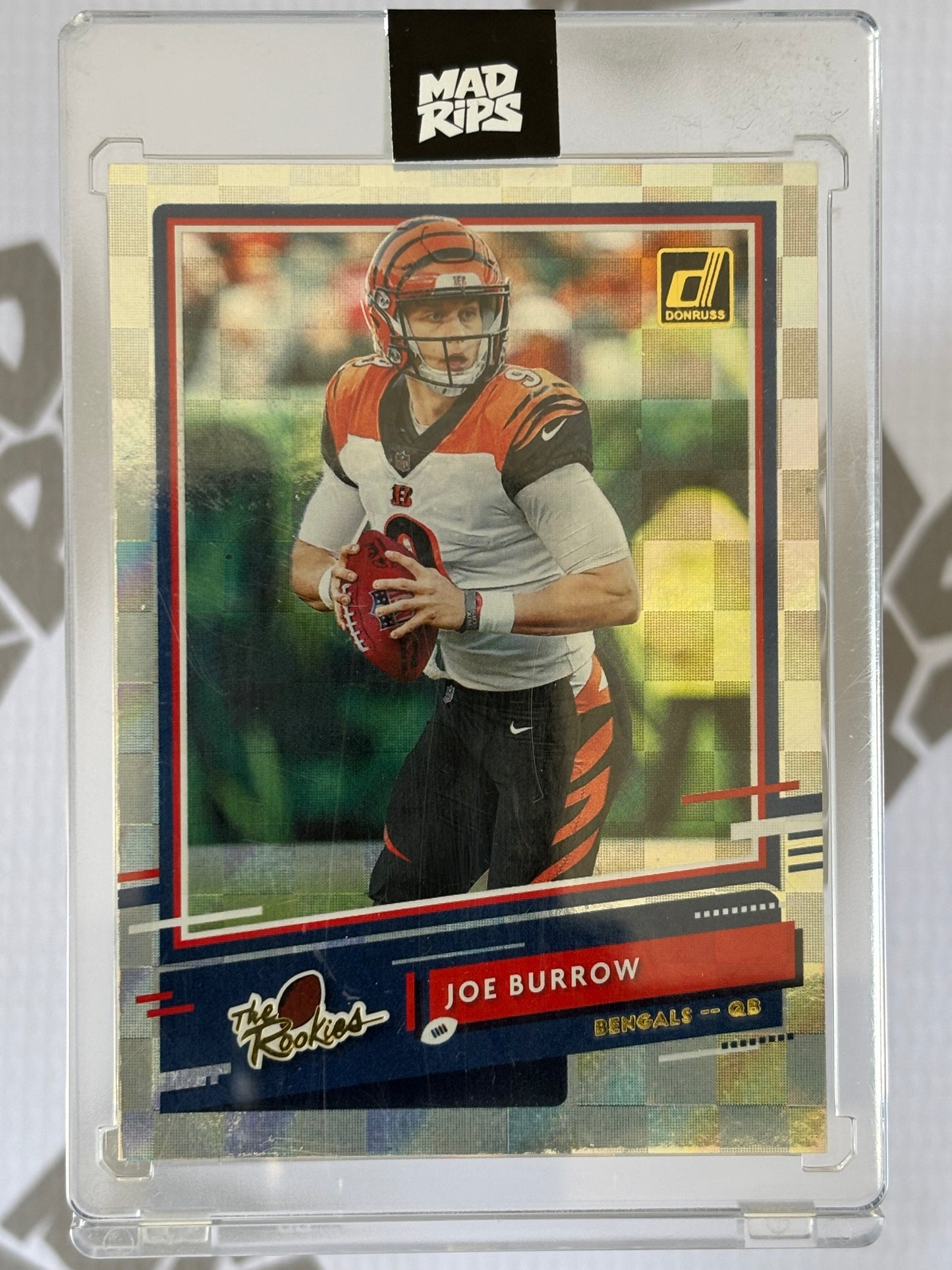 Joe Burrow Rookie Card – 2020 Donruss The Rookies Insert (Cincinnati Bengals)