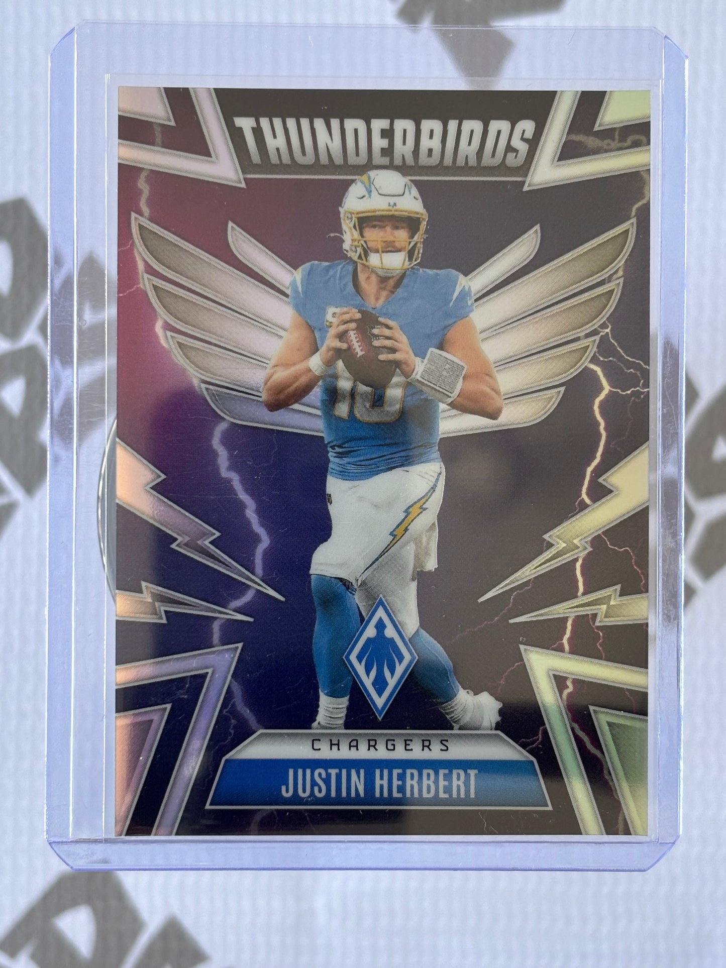Justin Herbert – Thunderbirds Insert | 2025 Panini Phoenix Football