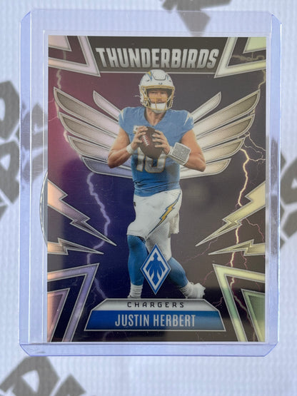 Justin Herbert – Thunderbirds Insert | 2025 Panini Phoenix Football