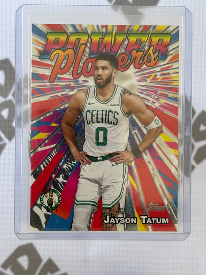 Jayson Tatum – 2025-26 Topps Basketball Power Players (#PP-5)