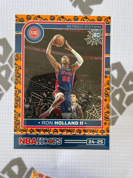 Ron Holland II RC – 2024-25 Panini Haunted Hoops Base (Detroit Pistons)