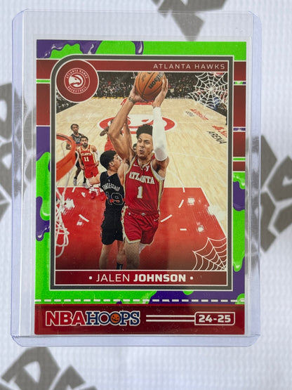 Jalen Johnson Slime Parallel – 2024-25 Panini Haunted Hoops (Atlanta Hawks)