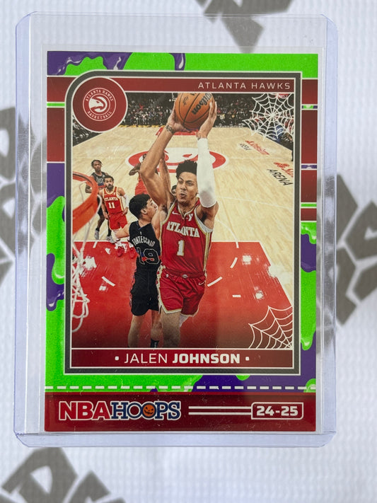 Jalen Johnson Slime Parallel – 2024-25 Panini Haunted Hoops (Atlanta Hawks)
