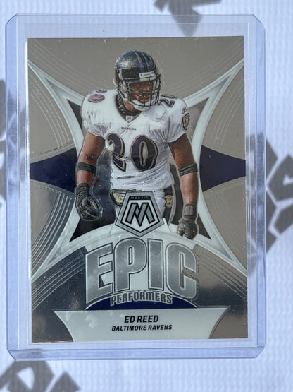 Ed Reed – 2024 Panini Mosaic Football Epic Performers | Baltimore Ravens