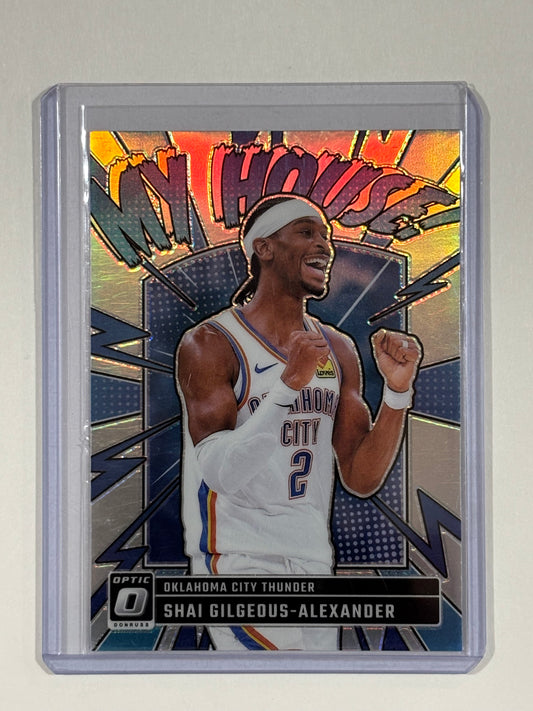 2024-25 Donruss Optic #6 Shai Gilgeous-Alexander My House