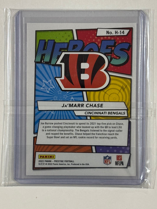 2022 Panini Prestige #H-14 Ja'Marr Chase Heroes