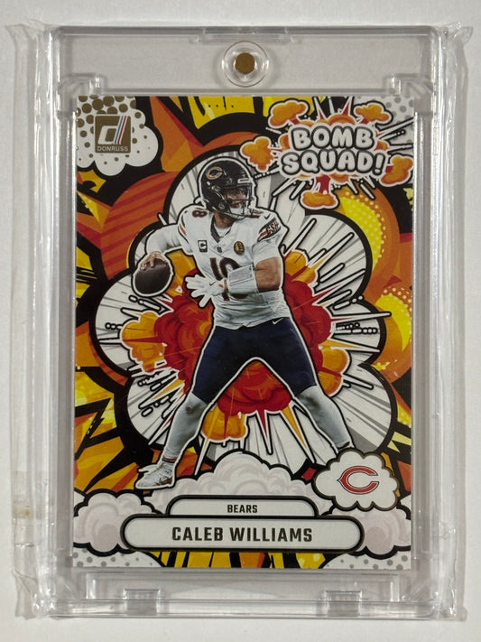 2025 Donruss #BS-CWS Caleb Williams Bomb Squad