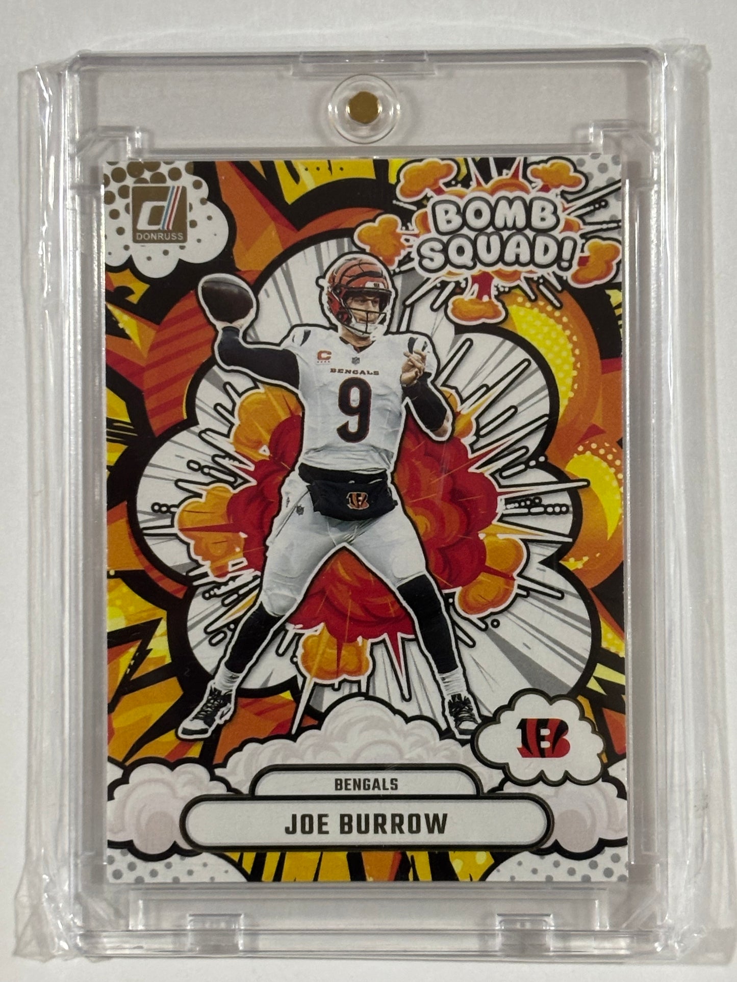 2025 Donruss #BS-JBW Joe Burrow Bomb Squad