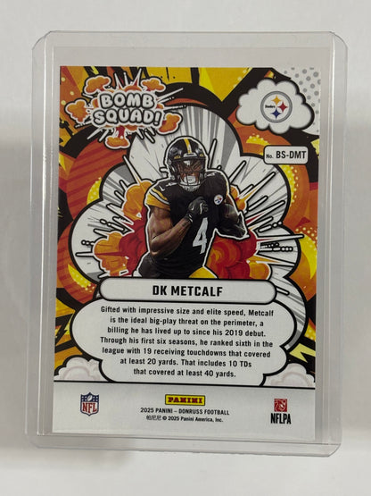 2025 Donruss #BS-DMT DK Metcalf Bomb Squad