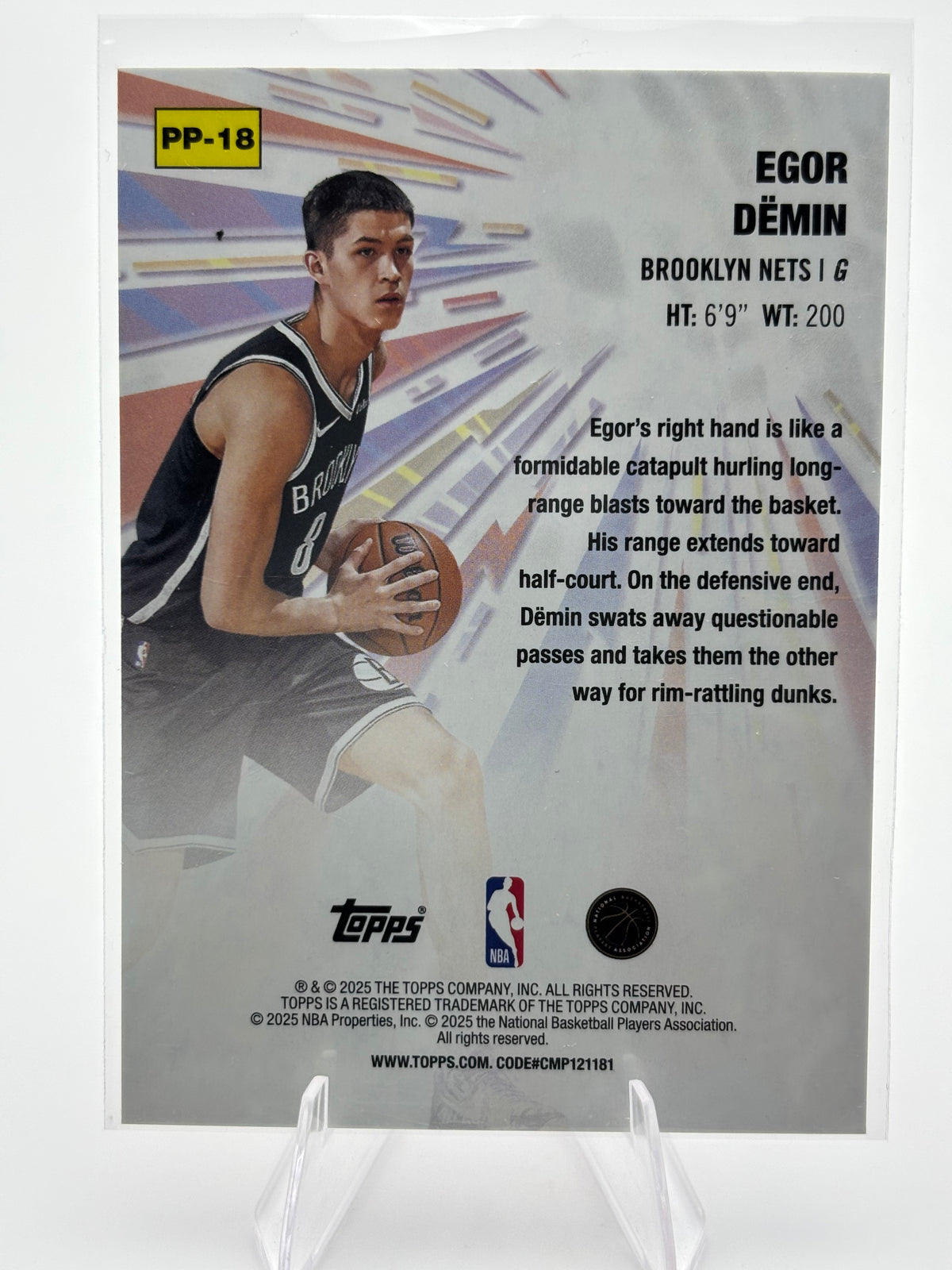 2025-26 Topps #PP-18 Egor Dëmin Power Players