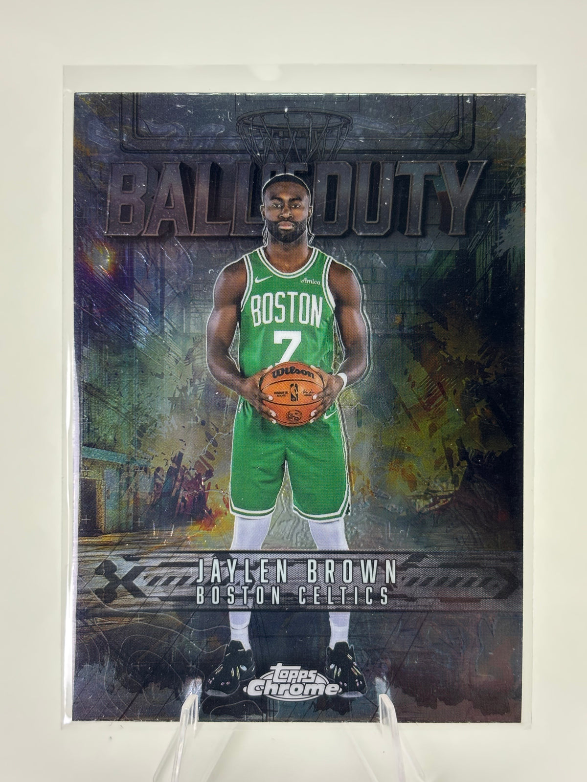 2025-26 Topps Chrome #BD-5 Jaylen Brown Ball of Duty