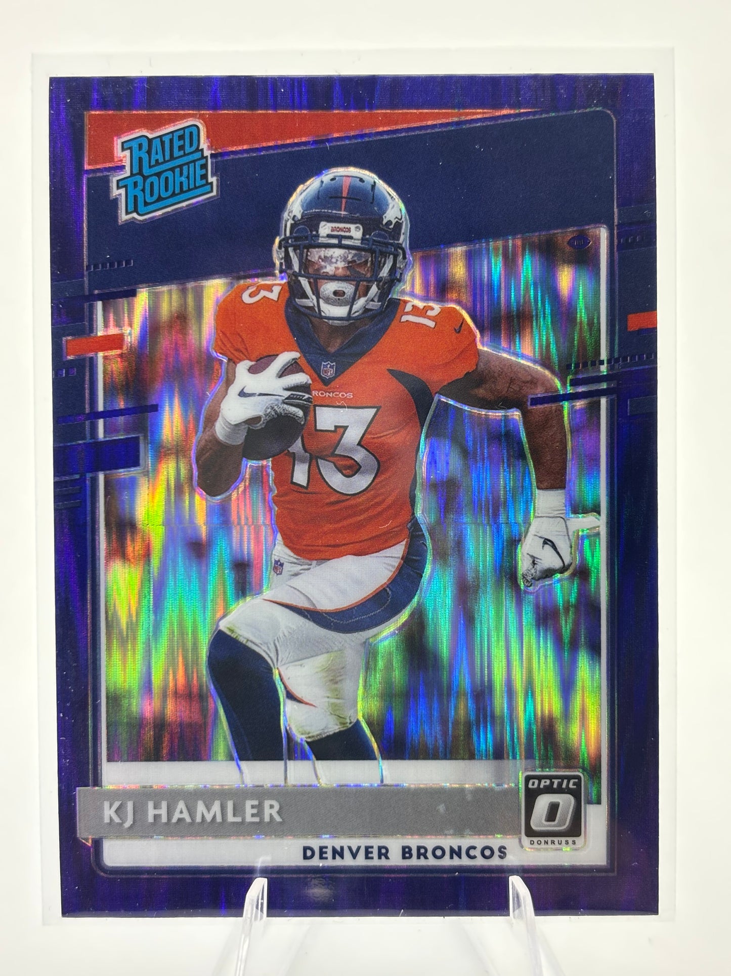 2020 Donruss Optic #170 KJ Hamler Purple Shock
