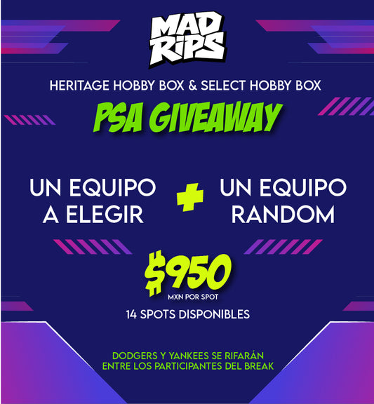 MLB NIGHT BREAK | Topps Heritage 2026 + Select 2025 + PSA Giveaway | 14 Spots
